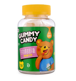 Chai Đóng gói Pectin Gummy Bears, Trẻ em Multiv vitamin Gummies Nhiều màu